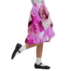 Kids  Ruffle Flared Wrap Midi Skirt 