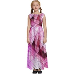 Kids  Satin Sleeveless Maxi Dress 