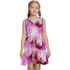 Kids  Sleeveless Tiered Mini Dress 