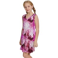 Kids  Sleeveless Tiered Mini Dress 