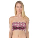 Whimsy Chickens Pattern Bandeau Top