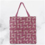 Whimsy Chickens Pattern Grocery Tote Bag