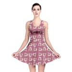 Whimsy Chickens Pattern Reversible Skater Dress