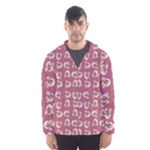 Whimsy Chickens Pattern Men s Hooded Windbreaker