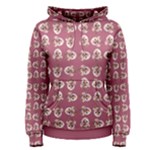 Whimsy Chickens Pattern Women s Pullover Hoodie