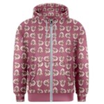 Whimsy Chickens Pattern Men s Zipper Hoodie