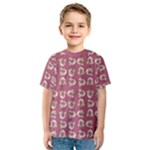 Whimsy Chickens Pattern Kids  Sport Mesh T-Shirt