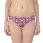 Whimsy Chickens Pattern Hipster Bikini Bottoms