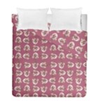 Whimsy Chickens Pattern Duvet Cover Double Side (Full/ Double Size)