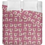 Whimsy Chickens Pattern Duvet Cover Double Side (King Size)