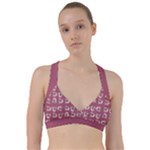 Whimsy Chickens Pattern Sweetheart Sports Bra