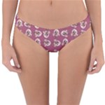 Whimsy Chickens Pattern Reversible Hipster Bikini Bottoms