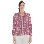 Whimsy Chickens Pattern Women s Windbreaker