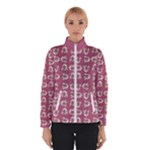 Whimsy Chickens Pattern Women s Bomber Jacket