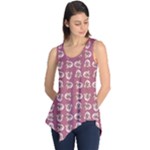 Whimsy Chickens Pattern Sleeveless Tunic