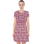 Whimsy Chickens Pattern Adorable in Chiffon Dress