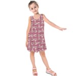 Whimsy Chickens Pattern Kids  Sleeveless Dress