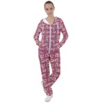 Whimsy Chickens Pattern Women s Tracksuit