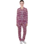 Whimsy Chickens Pattern Casual Jacket and Pants Set