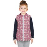 Whimsy Chickens Pattern Kids  Hooded Puffer Vest