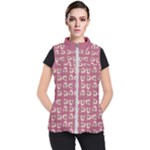 Whimsy Chickens Pattern Women s Puffer Vest