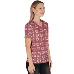 Women s V-Neck Scrub Top 