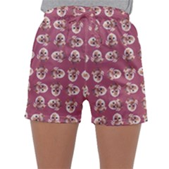 Women s Satin Sleepwear Shorts 