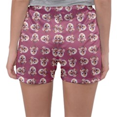 Women s Satin Sleepwear Shorts 