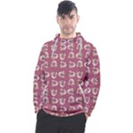 Whimsy Chickens Pattern Men s Pullover Hoodie