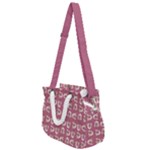 Whimsy Chickens Pattern Rope Handles Shoulder Strap Bag