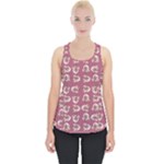 Whimsy Chickens Pattern Piece Up Tank Top