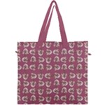 Whimsy Chickens Pattern Canvas Travel Bag