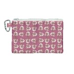 Whimsy Chickens Pattern Canvas Cosmetic Bag (Medium)