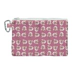 Whimsy Chickens Pattern Canvas Cosmetic Bag (Large)