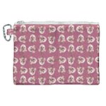 Whimsy Chickens Pattern Canvas Cosmetic Bag (XL)