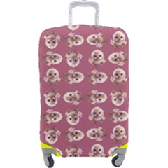 Whimsy Chickens Pattern Luggage Cover (Large) from ArtsNow.com