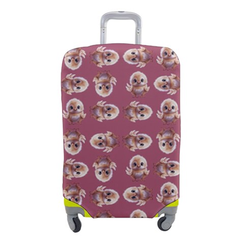 Whimsy Chickens Pattern Luggage Cover (Small) from ArtsNow.com