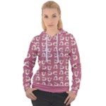 Whimsy Chickens Pattern Women s Overhead Hoodie