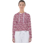 Whimsy Chickens Pattern Women s Slouchy Sweat