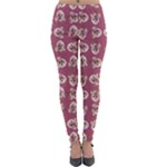 Whimsy Chickens Pattern Lightweight Velour Leggings