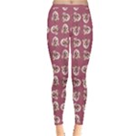 Whimsy Chickens Pattern Inside Out Leggings