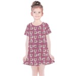 Whimsy Chickens Pattern Kids  Simple Cotton Dress