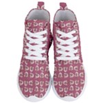 Whimsy Chickens Pattern Women s Lightweight High Top Sneakers