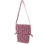 Whimsy Chickens Pattern Folding Shoulder Bag