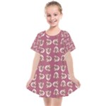 Whimsy Chickens Pattern Kids  Smock Dress