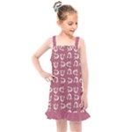 Whimsy Chickens Pattern Kids  Overall Dress