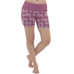 Whimsy Chickens Pattern Lightweight Velour Yoga Shorts