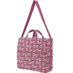 Whimsy Chickens Pattern Square Shoulder Tote Bag