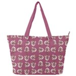 Whimsy Chickens Pattern Full Print Shoulder Bag