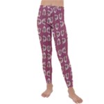 Whimsy Chickens Pattern Kids  Lightweight Velour Leggings